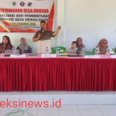Hari Ini Pembentukan Koperasi Merah Putih Desa Buntulia Jaya Kecamatan Duhiadaa 