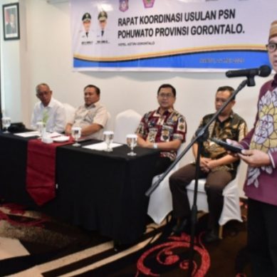 Bupati Saipul Mbuinga Buka Rakor Usulan PSN Pohuwato