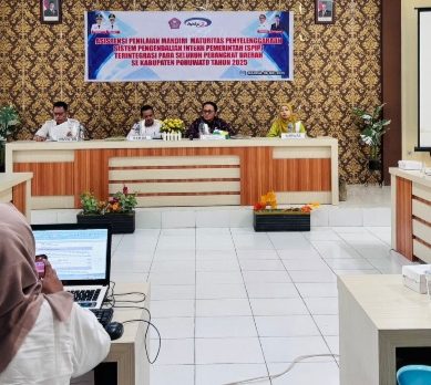 Sekda Iskandar Datau Buka Asistensi Penilaian Mandiri Maturitas Penyelenggaraan SPIP Terintegrasi