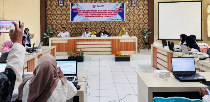 Sekda Iskandar Datau Buka Asistensi Penilaian Mandiri Maturitas Penyelenggaraan SPIP Terintegrasi