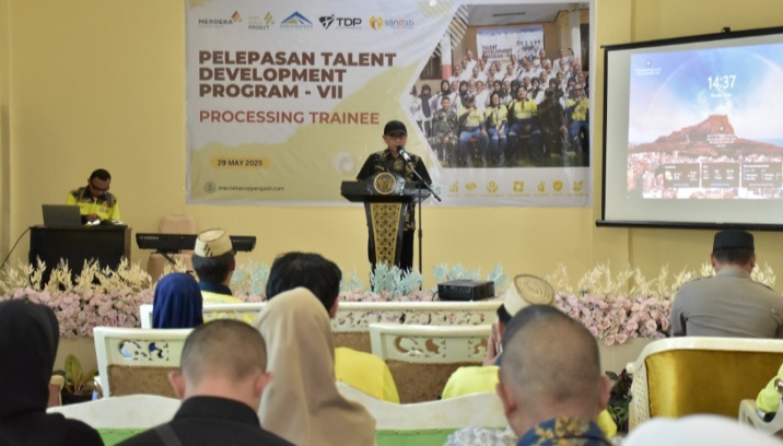 Bupati Saipul Mbuinga Melepas 40 Peserta Training  Development Program VII Processing  Trainee PGP