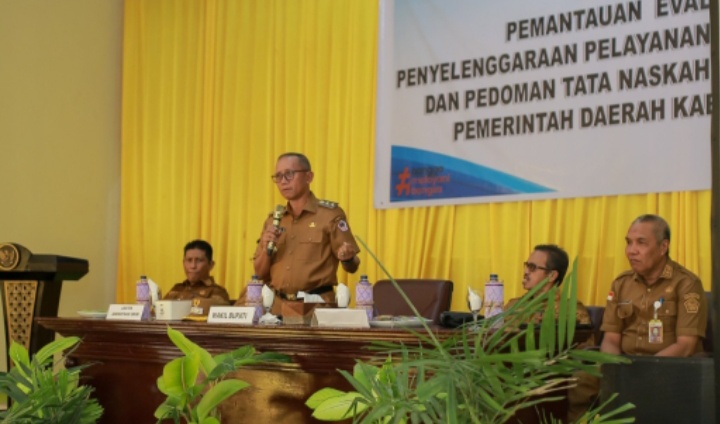 Pemkab Pohuwato Sosialisasi PEKPP Mandiri Dan Pedoman Tata Naskah Dinas
