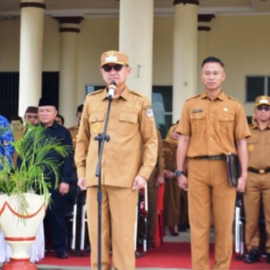 Pimpin Upacara Harla Pancasila, Ini Penyampaian Bupati Saipul Mbuinga