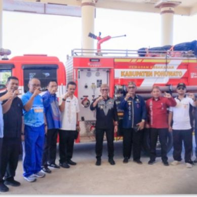 Pemkab Pohuwato Miliki Mobil Damkar Baru