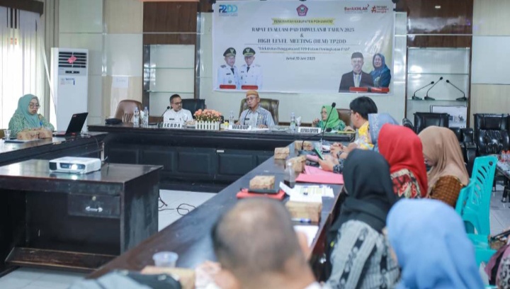 BPKPD Menggelar Rapat Evaluasi Capaian PAD Triwulan II Tahun 2025