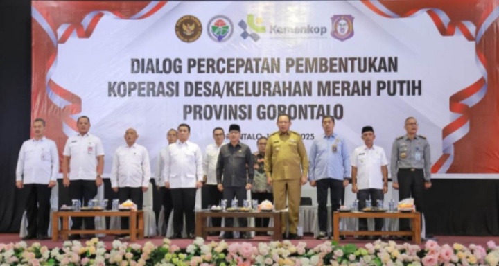 Wakil Bupati Pohuwato, Hadiri Dialog Percepatan Pembentukan Koperasi Desa/Kelurahan Merah Putih Provinsi Gorontalo