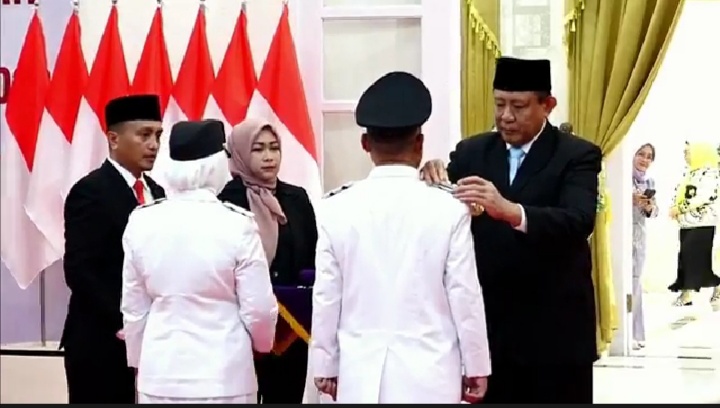Thariq Modanggu Dan Nurjanah Hasan Yusuf Resmi Bupati Dan Wakil Bupati Gorontalo Utara