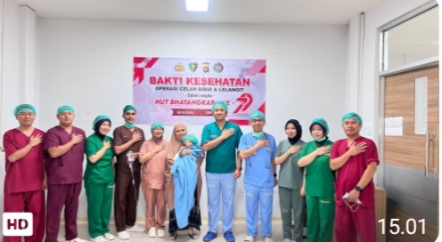Sambut Hari Bhayangkara ke-79, Polda Gorontalo Gelar Operasi Bibir Sumbing Gratis untuk 21 Anak
