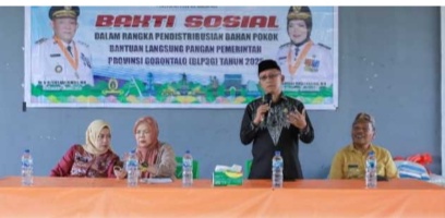 Peduli Masyarakat Pohuwato, Wabup Iwan Adam Apresiasi Kegiatan Bhakti Sosial Pemprov Gorontalo
