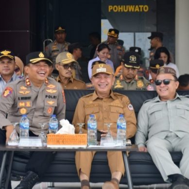 Bupati Saipul Mbuinga Hadiri Apel Gelar Pasukan  Operasi Patuh Otanaha 2025