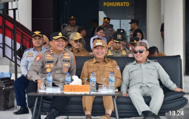 Bupati Saipul Mbuinga Hadiri Apel Gelar Pasukan Operasi Patuh Otanaha 2025