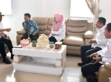 Mohon Dukungan Fasilitas Pemerintah, Bawaslu Pohuwato Temui Bupati Saipul Mbuinga