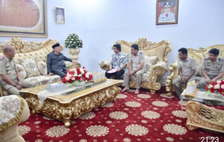 Bupati Saipul Mbuinga Terima Kunjungan Kepala BPN Pohuwato