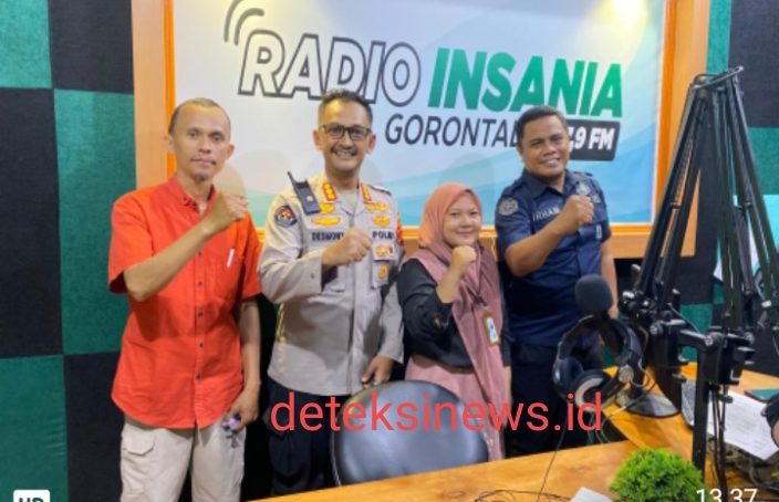 Sampaikan Pesan Kamtibmas Kepada Masyarakat, Kabid Humas Sebagai Narasumber