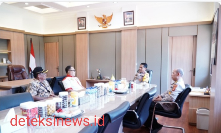 Dukung Pembinaan Atlet Muda, Wakapolda Terima Audiensi Pengurus Pertina Kabupaten Gorontalo