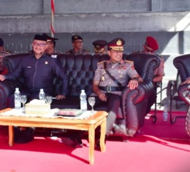Hadiri Pembukaan Pendidikan Pembentukan Bintara Polri, Ini Pesan Bupati Pohuwato