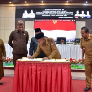Sinergitas DPRD Pohuwato  Bahas KUA – PPAS Perubahan, Di Apresiasi Wabup Iwan Adam