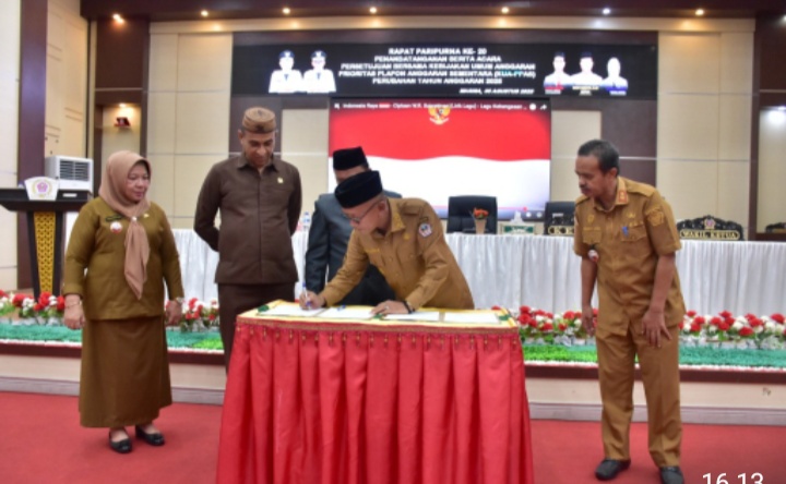 Sinergitas DPRD Pohuwato Bahas KUA – PPAS Perubahan, Di Apresiasi Wabup Iwan Adam
