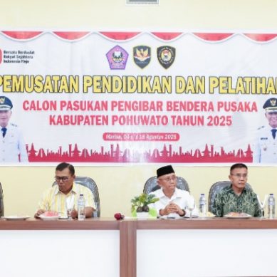 Resmi Buka Pemusatan Diklat Paskibraka, Ini Harapan Wakil Bupati Pohuwato