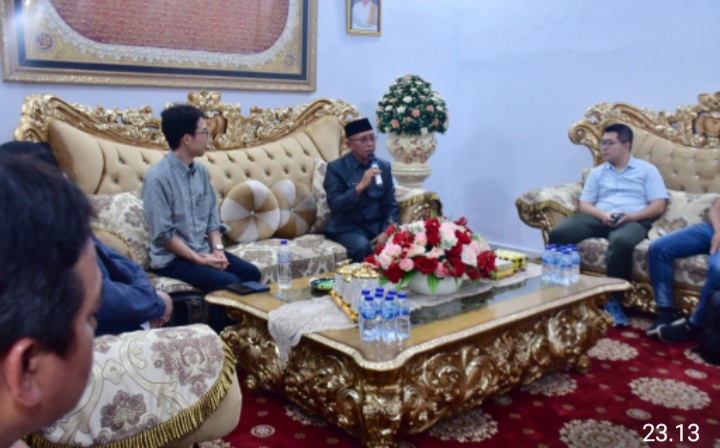 Bahas Potensi Wood Pelet, Wabup Terima Kunjungan Konsultan Dari Jepang