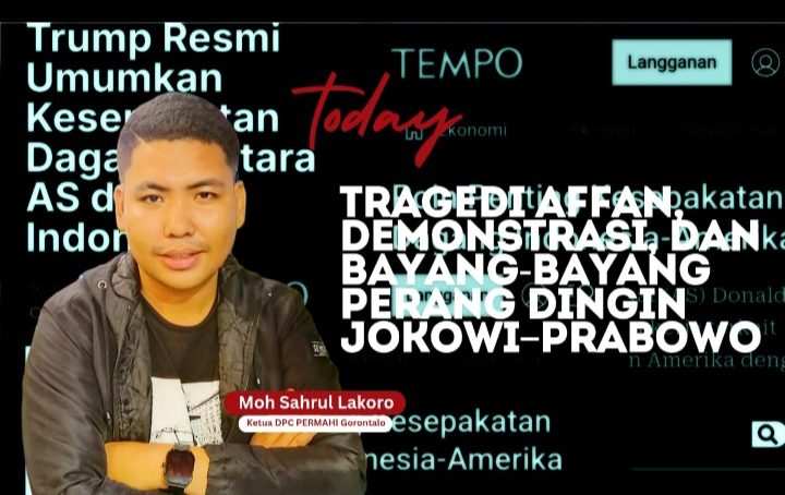 Tragedi Affan, Demonstrasi, dan Bayang-bayang Perang Dingin Jokowi–Prabowo