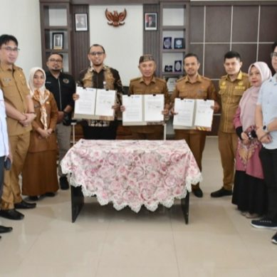 Bupati Saipul Mbuinga Saksikan Penandatanganan PKS Antara BPJS Dan RSP Lemito