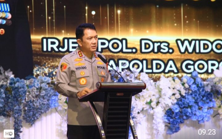 Kapolda Gorontalo Buka Rakernis Logistik,