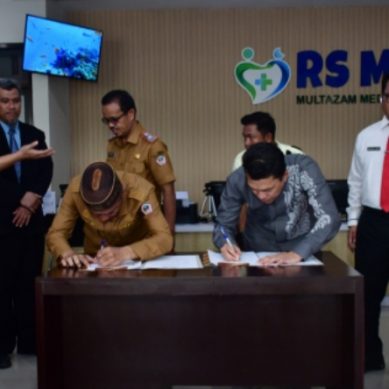 Bupati  Saipul A. Mbuinga, SH meresmikan  Rumah Sakit MMC Pohuwato