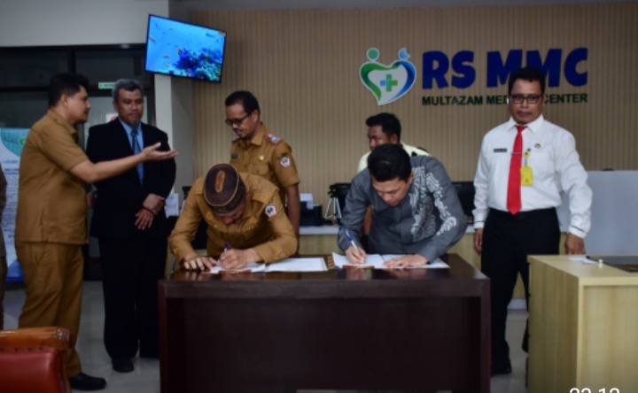 Bupati  Saipul A. Mbuinga, SH meresmikan  Rumah Sakit MMC Pohuwato