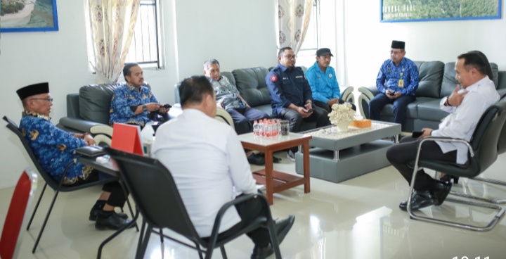 Wabup Iwan Adam Menerima Kunker Kepala Kantor Wilayah  Kemenkum Provinsi Gorontalo