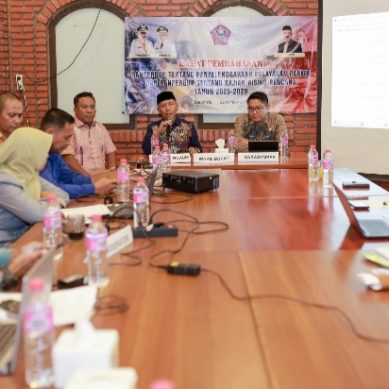 Bahas Dua Ranperbup, Pemkab Pohuwato Duduk  Bersama Dengan Kemenkum Gorontalo