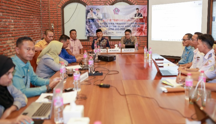 Bahas Dua Ranperbup, Pemkab Pohuwato Duduk  Bersama Dengan Kemenkum Gorontalo