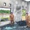 Wabup Iwan Adam Tinjau Kantor Desa Molamahu Yang Terbakar
