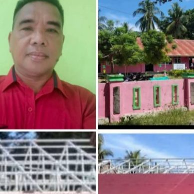 Aktifis Pohuwato Apresiasi Progres Pekerjaan Revitalisasi SDN 08 Wanggarasi