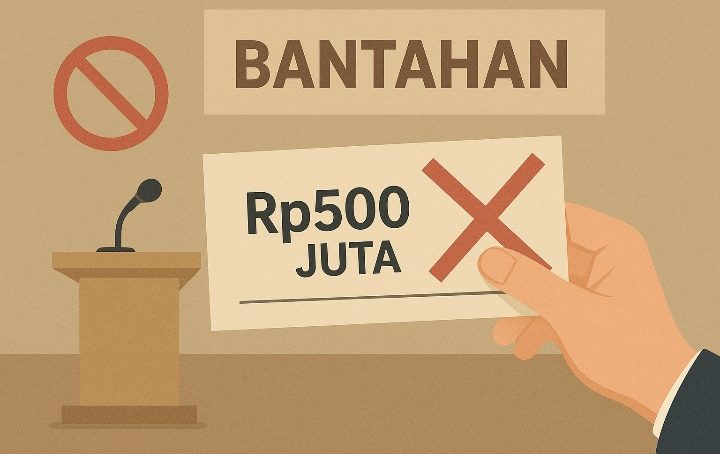 Dituding Terima Cek Rp500 Juta, Zamroni Mile: “Tidak benar dan semua itu fitnah, silahkan klarifikasi apakah pemberi kenal  yang bersangkutan”
