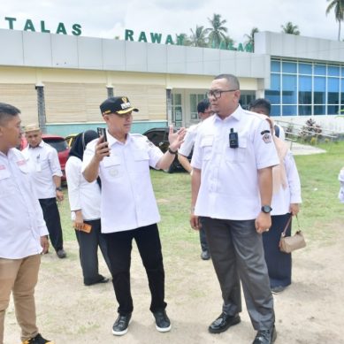 Bupati Pohuwato, Saipul A. Mbuinga, Tinjau Langsung Perkembangan Penambahan Bangunan RSUD Lemito.