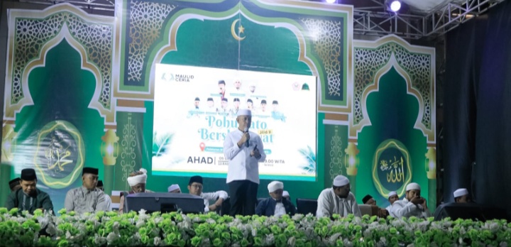 Pohuwato Berselawat Jilid II Kembali Di Diprakarsai Majelis Taklim Walmaulid Ar-Raudah Marisa