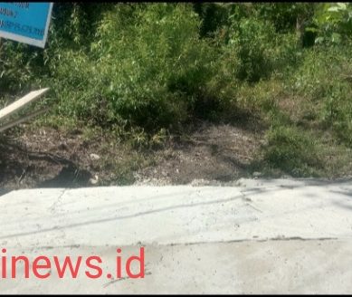 Proyek Plat Decker Desa Bukit Harapan Di Sinyalir  Di Kerjakan Asal Jadi