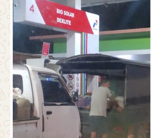 Pelayanan BBM Solar Bersubsidi, SPBU Mananggu Di Soroti