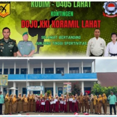 Siswa SDN 10 Lahat Provinsi Sumsel, Kembali Meraih Prestasi Diajang  Kejuaraan Karate piala Pangdam 2 Sriwijaya