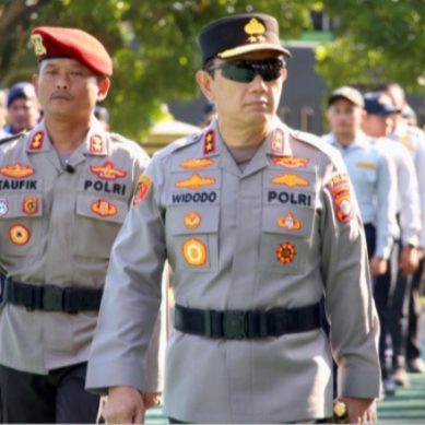 Tanggap Bencana, Polda Gorontalo Apel Gelar Pasukan