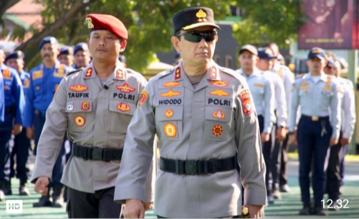 Tanggap Bencana, Polda Gorontalo Apel Gelar Pasukan