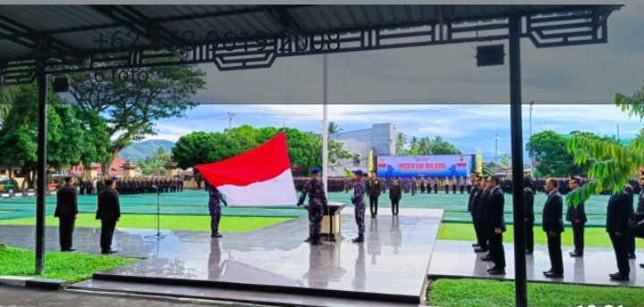 DARI UPACARA HARI PAHLAWAN DI POLDA GORONTALO