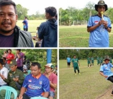 Jalin Silaturahmi Antar Desa, Pemdes Desa Cempaka Sakti Gelar Turnamen Sepak Bola Liga Palembaja