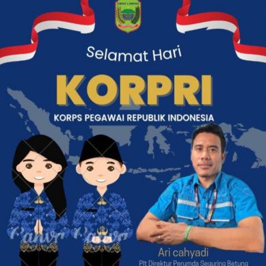 Plt Direktur Perumda Seguring Betung  Ari Cahyadi, Mengucapkan Selamat Memperingati Hari Kopri Tahun 2025