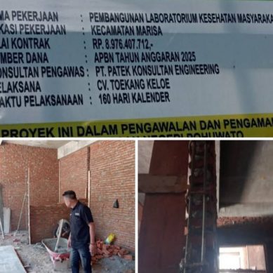 LAI Ingatkan Progres Pekerjaan Pembangunan Labkesmas Pohuwato
