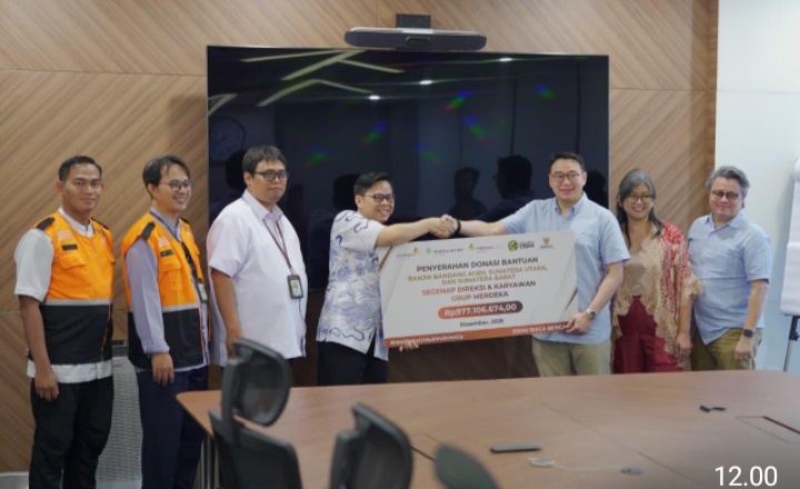 Grup Merdeka Donasi Penanganan Bencana Banjir dan Longsor di Sumatera melalui BAZNAS