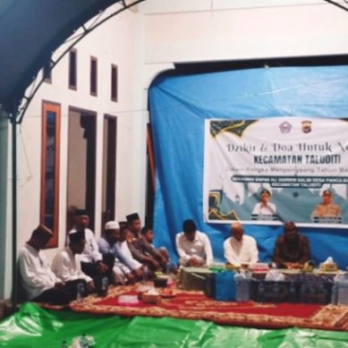 Pisah Sambut Tahun Baru, Tokmas Taluditi, H. Darwin Salim, Menggelar Dzikir Dan Doa Bersama