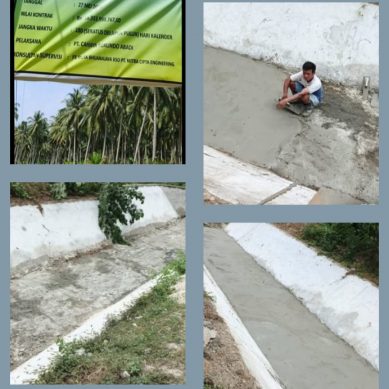 DPD LA -HAM, Soroti Pekerjaan Irigasi Di Pohuwato,