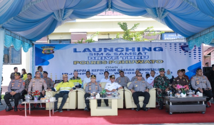 Pemkab Pohuwato Sebut, Layanan SIM Drive Thru dan SAMSAT Drive Thru Adalah Terobosan Terbaru.